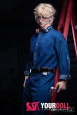 蛍火日記 江灵 176cm-male フルシリコン ノーマル肌 イケメン 金髪美男子 男性型ラブドール - 画像 (6)