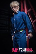 蛍火日記 江灵 176cm-male フルシリコン ノーマル肌 イケメン 金髪美男子 男性型ラブドール - 画像 (7)