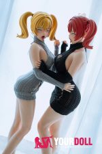 BCDOLL 露露(Lulu) F03A 60cm Eカップ PU製ヘッド+シリコンボディ 1穴あり セックス可能 アへ顔 フィギュア - 画像 (8)