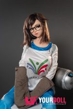 Game Lady 165cm Gカップ No.40_1 ノーマル肌 フルシリコン 巨乳 眼鏡娘 コスプレ系 ラブドール 新品 - 画像 (5)