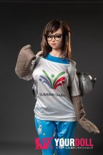 Game Lady 165cm Gカップ No.40_1 ノーマル肌 フルシリコン 巨乳 眼鏡娘 コスプレ系 ラブドール 新品 - 画像 (2)