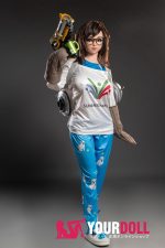 Game Lady 165cm Gカップ No.40_1 ノーマル肌 フルシリコン 巨乳 眼鏡娘 コスプレ系 ラブドール 新品 - 画像 (9)