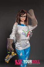 Game Lady 165cm Gカップ No.40_1 ノーマル肌 フルシリコン 巨乳 眼鏡娘 コスプレ系 ラブドール 新品 - 画像 (7)