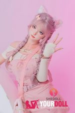 Shedoll Jiangxiaotang(江小棠) 168cm Dカップ リアルな肌質感付き フルシリコン 顎機能追加可 愛嬌 ラブドール 新品 - 画像 (13)
