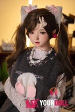 Shedoll Xixi(熙熙) 145cm Gカップ フルシリコン リアルな肌質感付き 顎機能追加可 愛嬌 隠れ巨乳 ラブドール 新品 - 画像 (6)