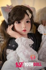 Shedoll Xixi(熙熙) 145cm Gカップ フルシリコン リアルな肌質感付き 顎機能追加可 愛嬌 隠れ巨乳 ラブドール 新品 - 画像 (5)