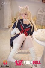 Shedoll Xixi(熙熙) 148cm Dカップ フルシリコン 顎機能追加可 コスプレ系 綺麗 美乳 ラブドール - 画像 (5)