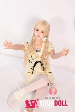 Shedoll Ailin(艾琳) 148cm Dカップ フルシリコン 顎機能追加可 エルフ耳 無垢 可憐 ラブドール - 画像 (16)