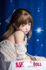 Shedoll Xixi(熙熙) 145cm Gカップ フルシリコン リアルな肌質感付き 顎機能追加可 愛嬌 たわわに実った巨乳 ラブドール - 画像 (8)