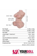 Tantaly Scarlett 6.5kg ホワイト肌 トルソー 巨乳 ラブドール - 画像 (17)