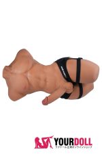 Tantaly Mark 15kg 小麦肌 トルソー 男性型 腹筋割れ 半身ラブドール - 画像 (14)