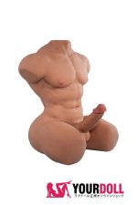 Tantaly Mark 15kg 小麦肌 トルソー 男性型 腹筋割れ 半身ラブドール - 画像 (10)