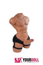 Tantaly Mark 15kg 小麦肌 トルソー 男性型 腹筋割れ 半身ラブドール - 画像 (9)