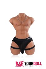Tantaly Mark 15kg 小麦肌 トルソー 男性型 腹筋割れ 半身ラブドール - 画像 (4)