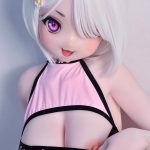 ElsaBabe 竹内由紀 RAD026 140cm-M ピンク肌 フルシリコン 白髪 ウィンク 愛嬌 ハート目 アニメドール