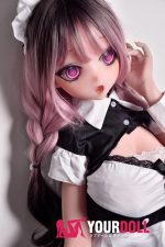 ElsaBabe 花守薫 RAD047 148cm-L ピンク肌 フルシリコン ツートンカラー 愛嬌 メイド アニメドール 新品 - 画像 (10)