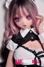 ElsaBabe 花守薫 RAD047 148cm-L ピンク肌 フルシリコン ツートンカラー 愛嬌 メイド アニメドール 新品 - 画像 (4)