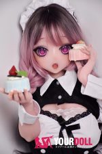 ElsaBabe 花守薫 RAD047 148cm-L ピンク肌 フルシリコン ツートンカラー 愛嬌 メイド アニメドール 新品 - 画像 (5)