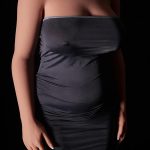 Climax #H74 33kg トルソー 2穴あり Black肌 巨乳 ゼリー胸&指関節&EVO骨格付き 半身ラブドール