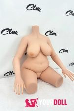 Climax #H74 33kg トルソー 2穴あり Cinnamon肌 巨乳 ゼリー胸&指関節&EVO骨格付き 半身ラブドール - 画像 (16)