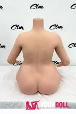 Climax #H74 33kg トルソー 2穴あり Cinnamon肌 巨乳 ゼリー胸&指関節&EVO骨格付き 半身ラブドール - 画像 (14)