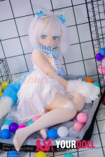 WM Dolls 露可 #Y011S 140cm Cカップ ビニール製ヘッド+シリコン製ボディ ノーマル肌 猫娘 弱気 可憐 アニメドール 新品 - 画像 (10)