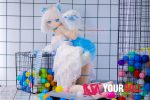 WM Dolls 露可 #Y011S 140cm Cカップ ビニール製ヘッド+シリコン製ボディ ノーマル肌 猫娘 弱気 可憐 アニメドール 新品 - 画像 (18)