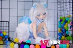 WM Dolls 露可 #Y011S 140cm Cカップ ビニール製ヘッド+シリコン製ボディ ノーマル肌 猫娘 弱気 可憐 アニメドール 新品 - 画像 (16)