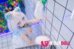 WM Dolls 露可 #Y011S 140cm Cカップ ビニール製ヘッド+シリコン製ボディ ノーマル肌 猫娘 弱気 可憐 アニメドール 新品 - 画像 (17)