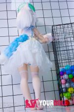 WM Dolls 露可 #Y011S 140cm Cカップ ビニール製ヘッド+シリコン製ボディ ノーマル肌 猫娘 弱気 可憐 アニメドール 新品 - 画像 (11)