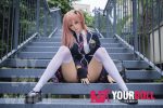 MLW Honoka(ほのか) #57 160cm Dカップ シリコンヘッド+TPEボディ ナチュラル肌 綺麗 美乳 制服姿 ラブドール - 画像 (32)
