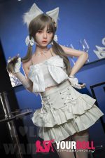 MLW Yume(ゆめ) #38C 顎機能付き 145cm Bカップ フルシリコン ナチュラル肌 愛嬌 猫系彼女 楚々 ラブドール - 画像 (12)