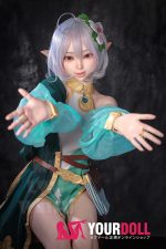 MLW Ali(アリ) #60B 148cm Bカップ フルシリコン 顎機能付き ナチュラル肌 付け耳 コスプレ系 愛嬌 ラブドール - 画像 (18)