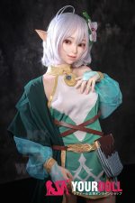 MLW Ali(アリ) #60B 148cm Bカップ フルシリコン 顎機能付き ナチュラル肌 付け耳 コスプレ系 愛嬌 ラブドール - 画像 (12)