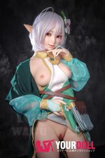 MLW Ali(アリ) #60B 148cm Bカップ フルシリコン 顎機能付き ナチュラル肌 付け耳 コスプレ系 愛嬌 ラブドール - 画像 (13)