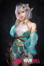 MLW Ali(アリ) #60B 148cm Bカップ フルシリコン 顎機能付き ナチュラル肌 付け耳 コスプレ系 愛嬌 ラブドール - 画像 (2)