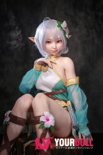 MLW Ali(アリ) #60B 148cm Bカップ フルシリコン 顎機能付き ナチュラル肌 付け耳 コスプレ系 愛嬌 ラブドール - 画像 (11)