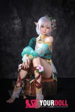 MLW Ali(アリ) #60B 148cm Bカップ フルシリコン 顎機能付き ナチュラル肌 付け耳 コスプレ系 愛嬌 ラブドール - 画像 (27)