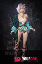 MLW Ali(アリ) #60B 148cm Bカップ フルシリコン 顎機能付き ナチュラル肌 付け耳 コスプレ系 愛嬌 ラブドール - 画像 (28)