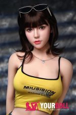 Orange in #996 168cm Eカップ White肌 シリコンヘッド+TPEボディ 顎機能付き アジア系 巨乳 美人 ラブドール 新品