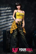 Orange in #996 168cm Eカップ White肌 シリコンヘッド+TPEボディ 顎機能付き アジア系 巨乳 美人 ラブドール 新品 - 画像 (18)