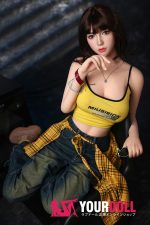 Orange in #996 168cm Eカップ White肌 シリコンヘッド+TPEボディ 顎機能付き アジア系 巨乳 美人 ラブドール 新品 - 画像 (11)