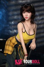Orange in #996 168cm Eカップ White肌 シリコンヘッド+TPEボディ 顎機能付き アジア系 巨乳 美人 ラブドール 新品 - 画像 (2)