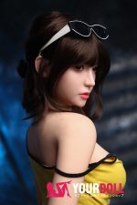 Orange in #996 168cm Eカップ White肌 シリコンヘッド+TPEボディ 顎機能付き アジア系 巨乳 美人 ラブドール 新品 - 画像 (4)