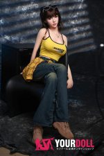 Orange in #996 168cm Eカップ White肌 シリコンヘッド+TPEボディ 顎機能付き アジア系 巨乳 美人 ラブドール 新品 - 画像 (17)