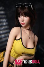 Orange in #996 168cm Eカップ White肌 シリコンヘッド+TPEボディ 顎機能付き アジア系 巨乳 美人 ラブドール 新品 - 画像 (7)