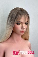 Orange in #648 165cm Cカップ White肌 フルシリコン 顎機能付き 外人美女 セクシー リアルドール - 画像 (5)