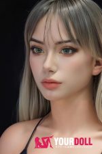 Orange in #648 165cm Cカップ White肌 フルシリコン 顎機能付き 外人美女 セクシー リアルドール - 画像 (4)