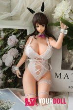 Otaku Doll 45cm 1.2KG 1穴あり ビニール製のヘッド+シリコンボディ 画像通りの服付き 爆乳 バニーシリーズ エロ オナホール - 画像 (6)