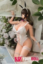 Otaku Doll 45cm 1.2KG 1穴あり ビニール製のヘッド+シリコンボディ 画像通りの服付き 爆乳 バニーシリーズ エロ オナホール - 画像 (7)